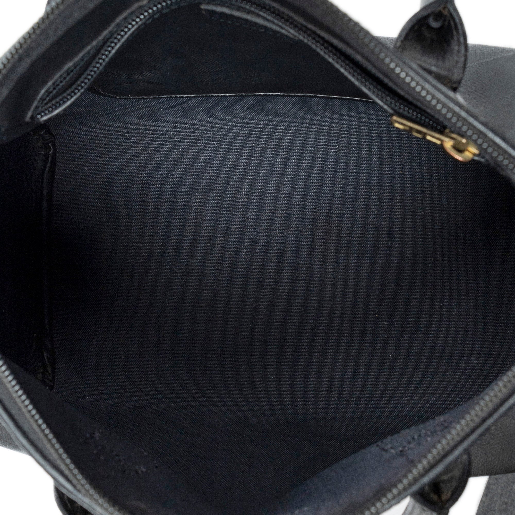 Handbag Vintage Small Boston Black Maxi Diorissimo Coated Canvas