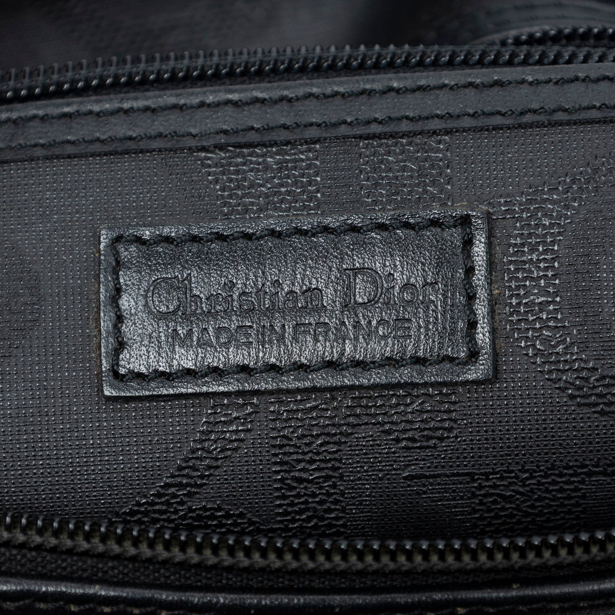 Handbag Vintage Small Boston Black Maxi Diorissimo Coated Canvas