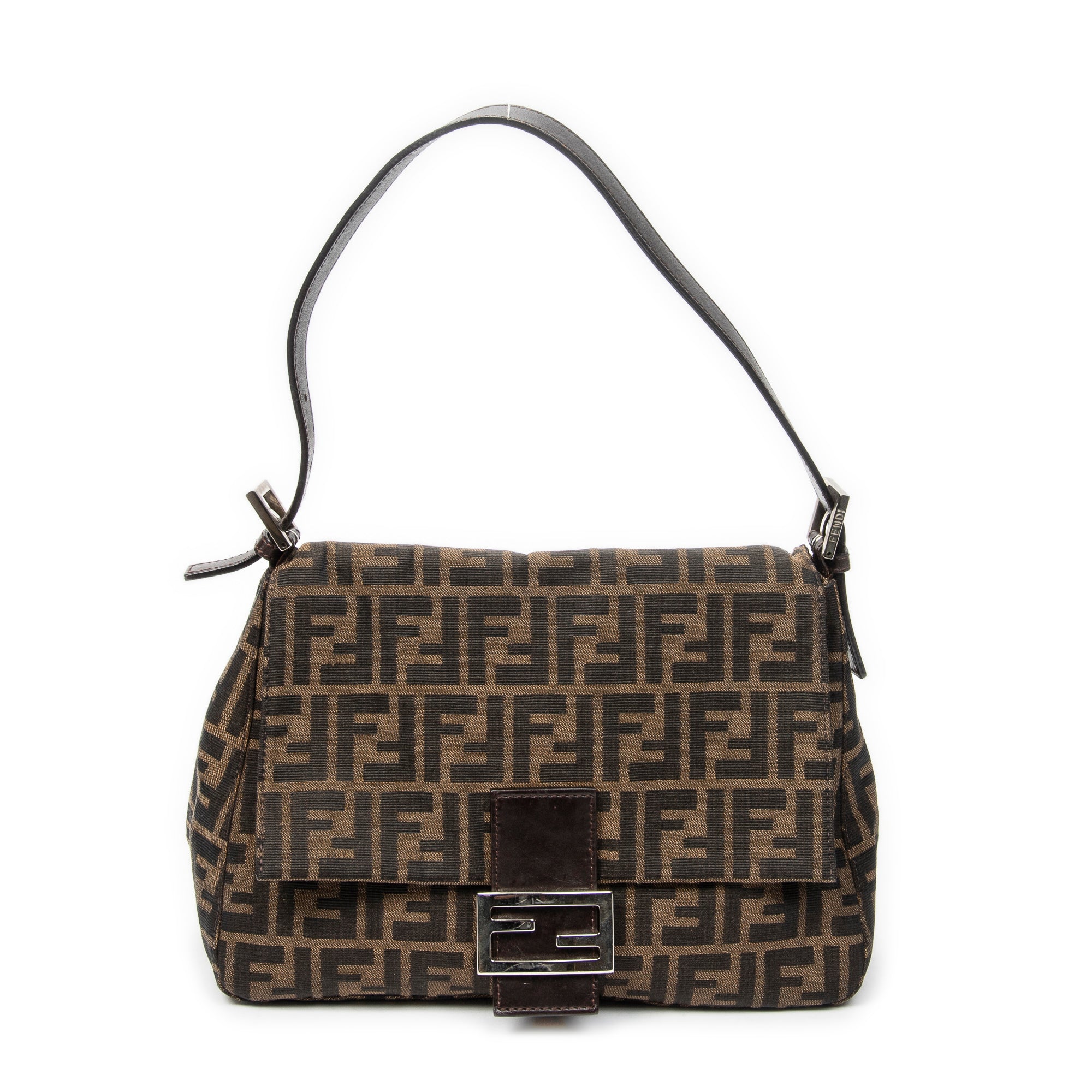 Shoulder Bag Mama Forever Brown Zucca Canvas