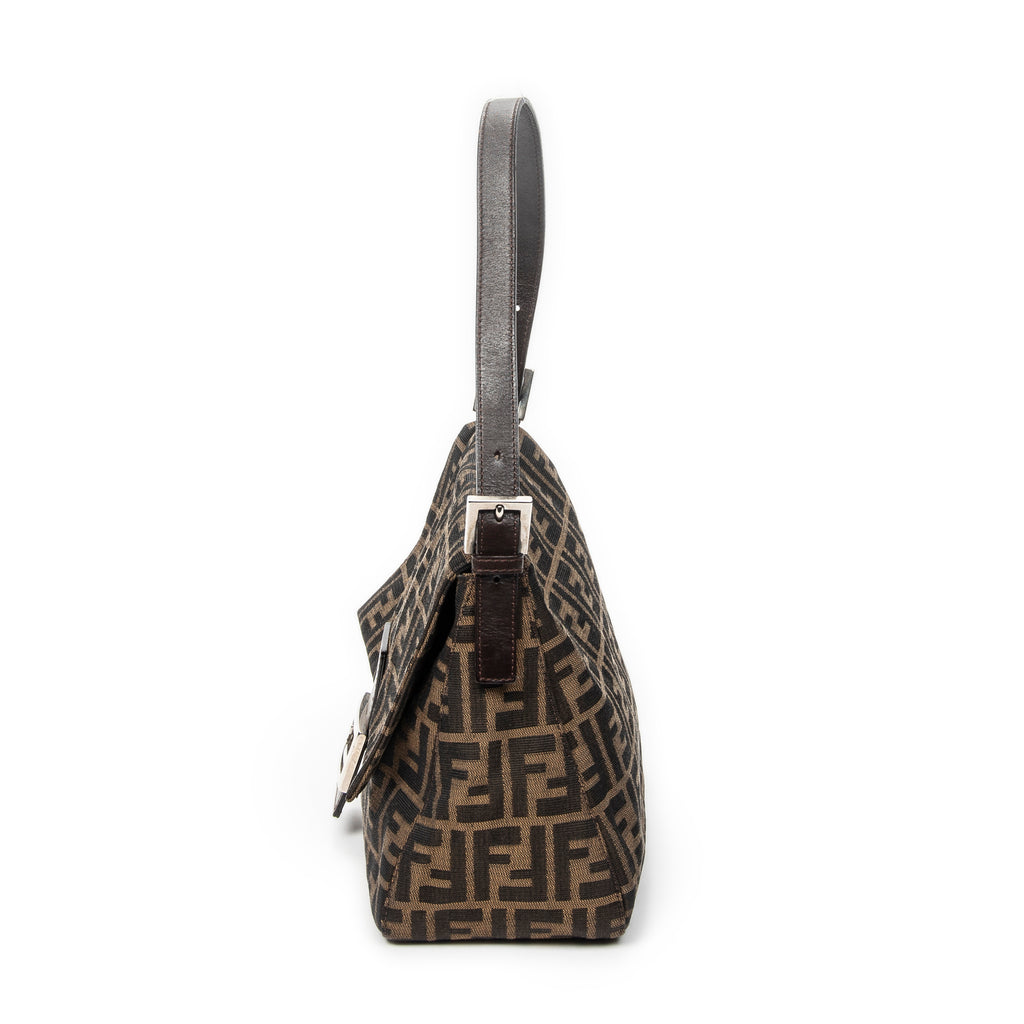 Shoulder Bag Mama Forever Brown Zucca Canvas