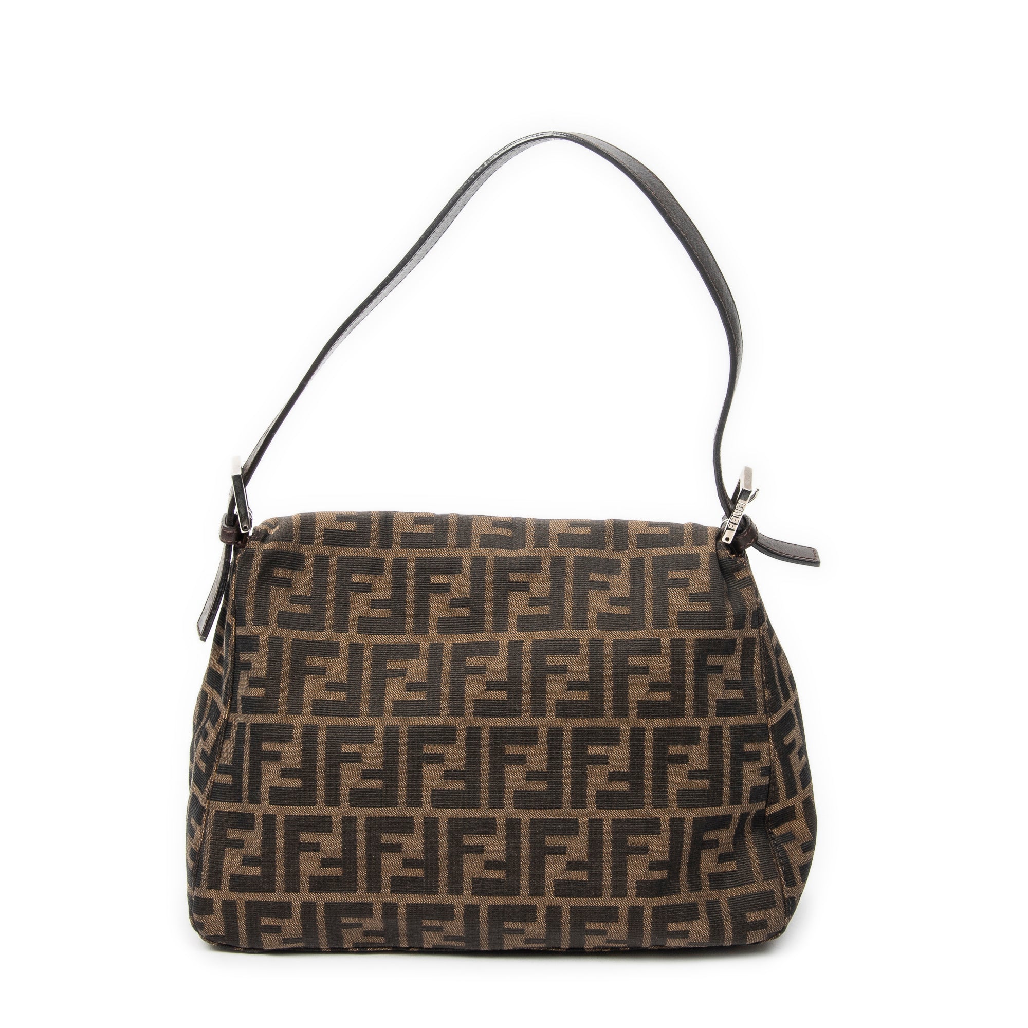 Shoulder Bag Mama Forever Brown Zucca Canvas