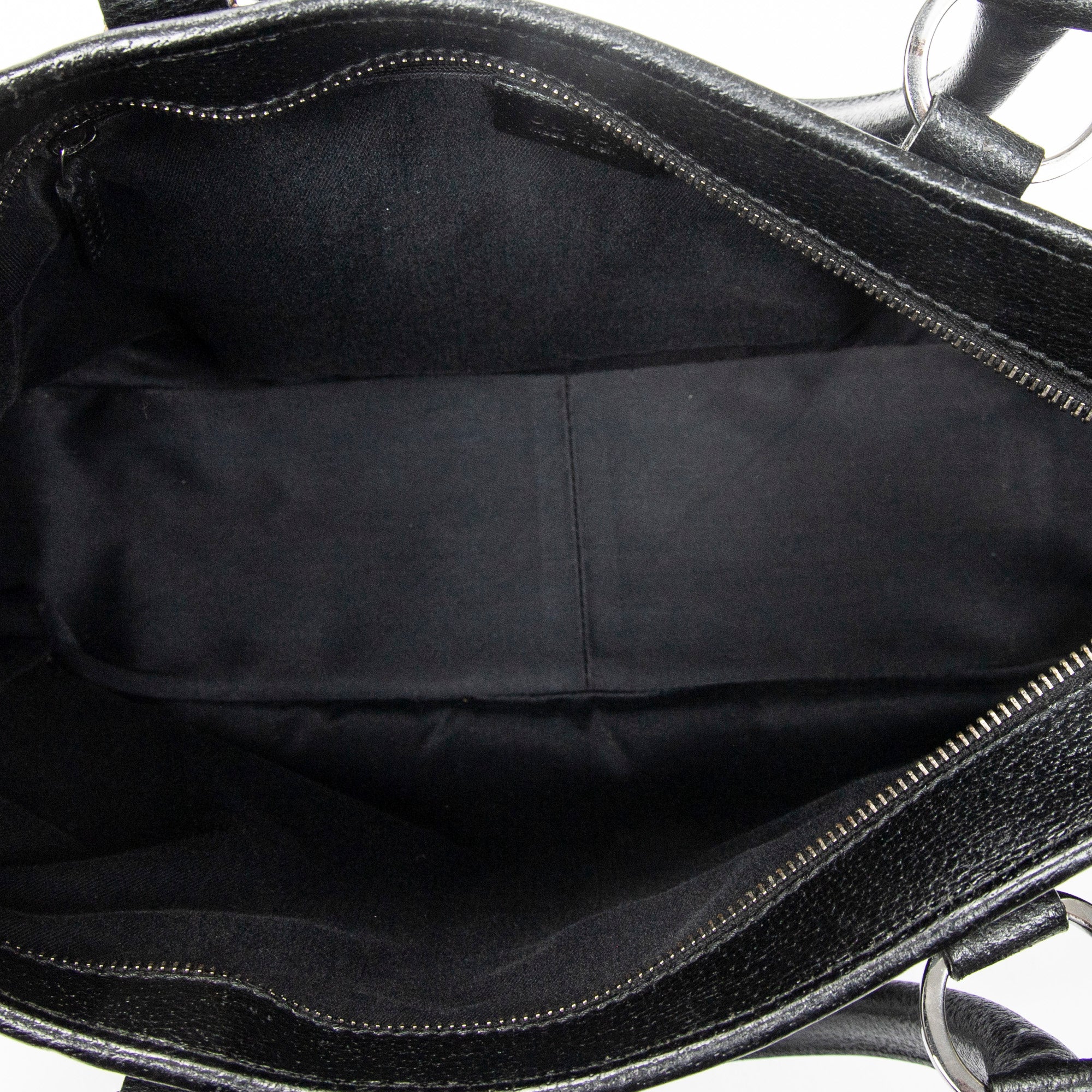 Shoulder Bag Jacquard Tote Black Monogrammed Canvas