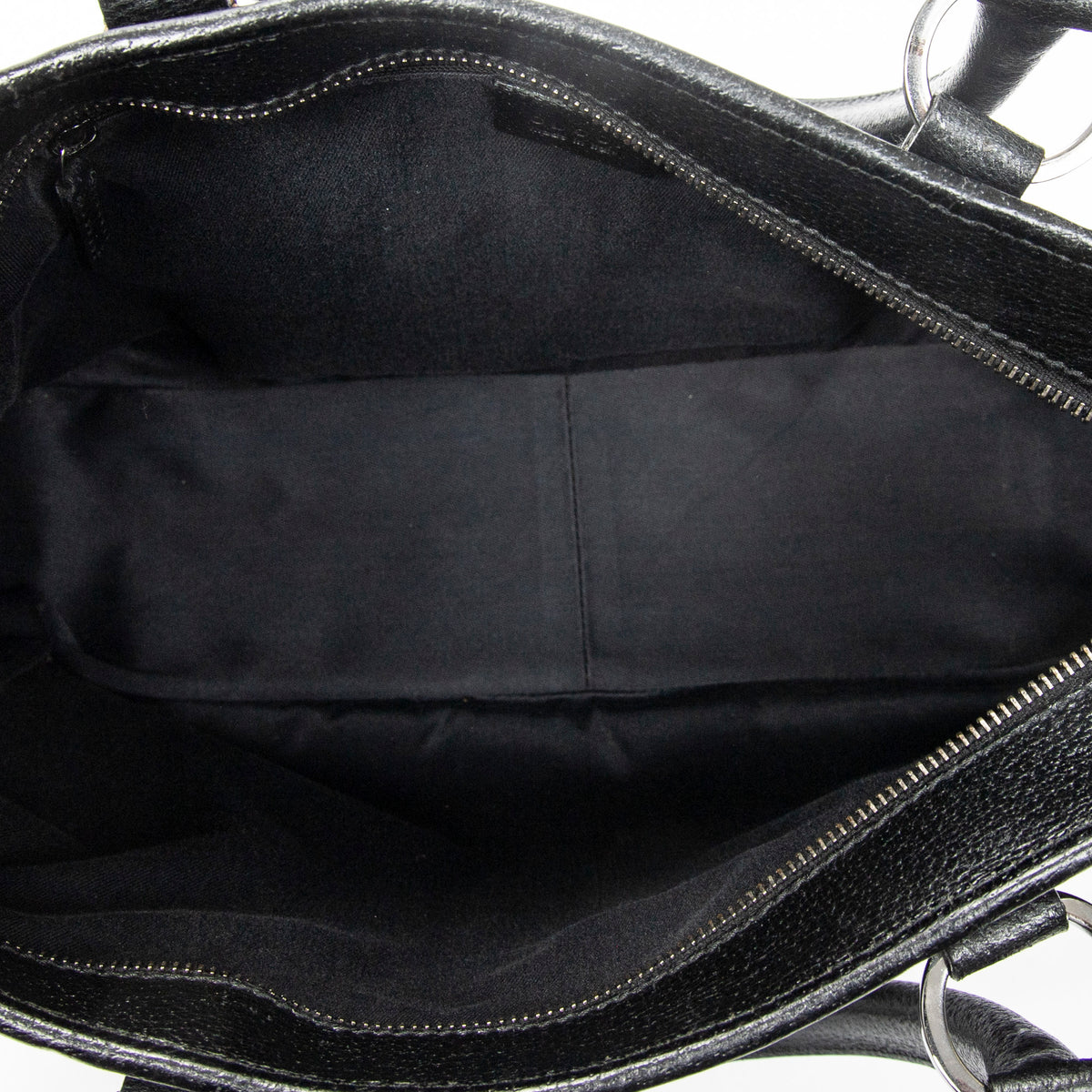 Shoulder Bag Jacquard Tote Black Monogrammed Canvas