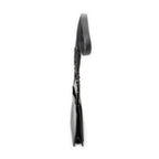 Shoulder Bag Flat Messenger Black Grained Calfskin Leather