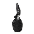 Shoulder Bag Large Messenger Black Nylon Canvas