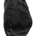 Shoulder Bag Large Messenger Black Nylon Canvas