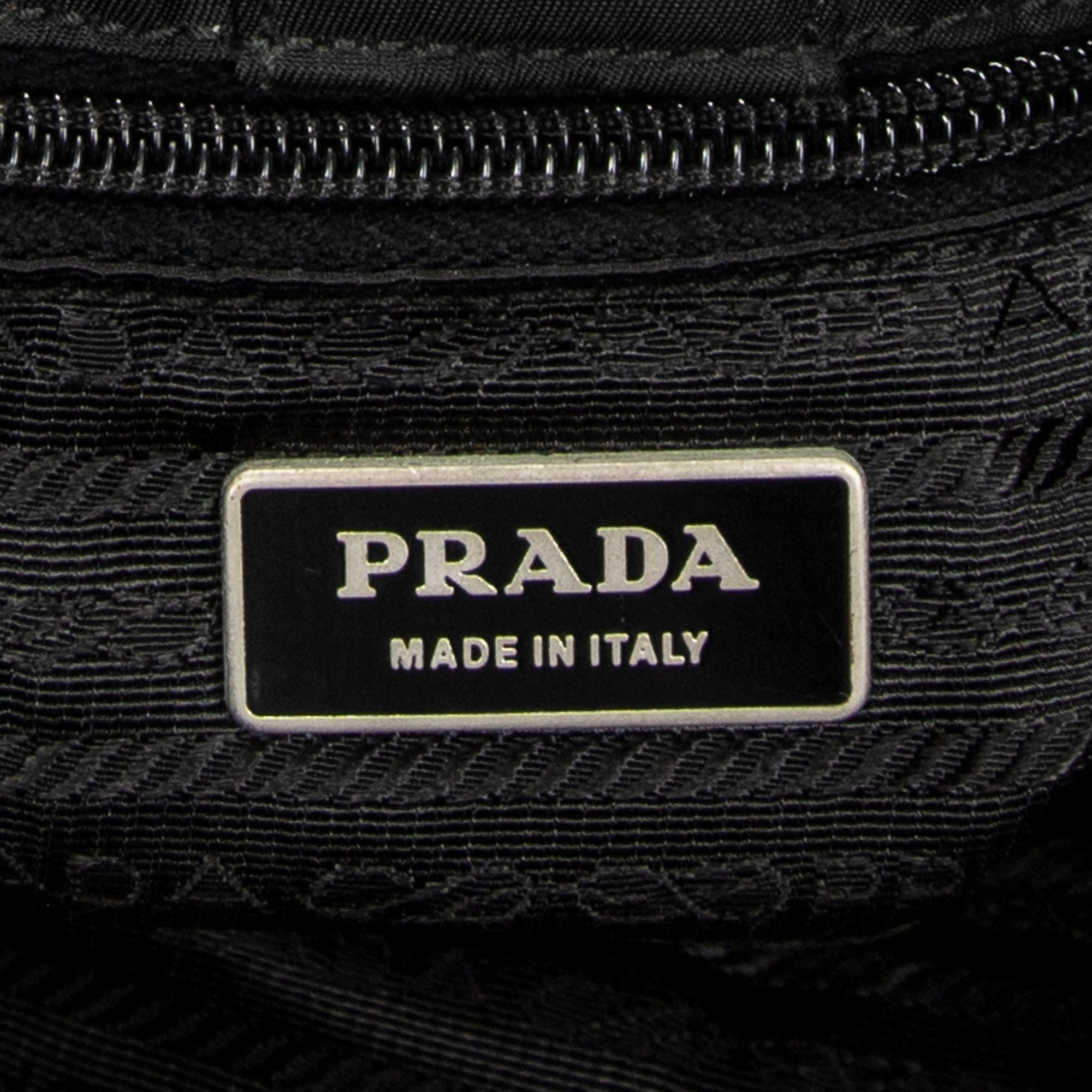 Shoulder Bag Large Messenger Black Nylon Canvas