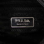 Shoulder Bag Small Buckle Flap Messenger Black Nylon Canvas
