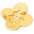 Brooch CC Cross Brooch Gold Gold Plated