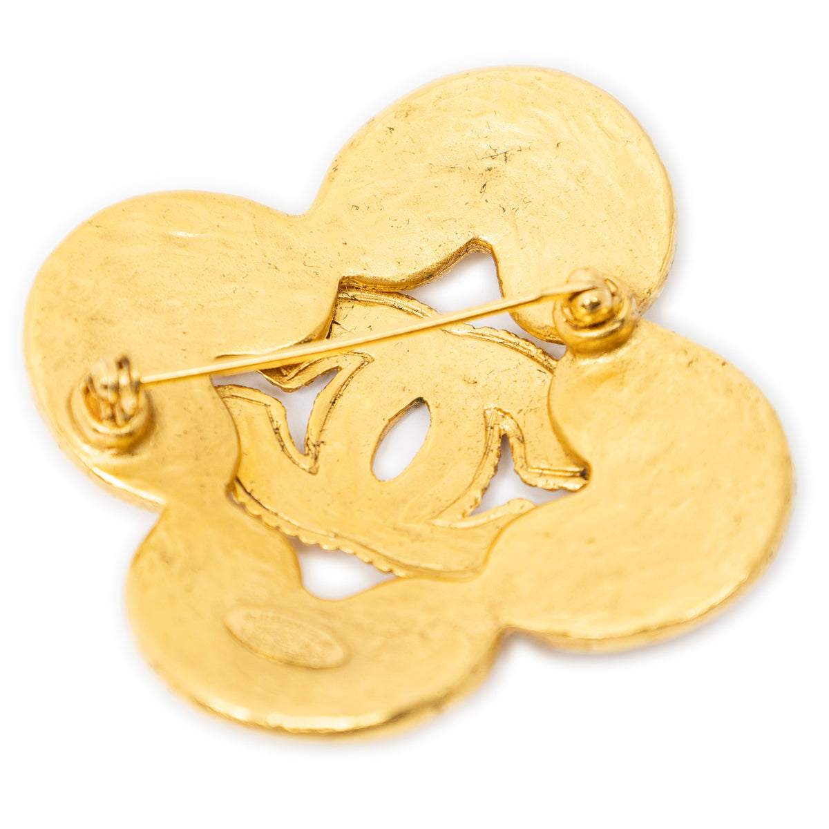 Brooch CC Cross Brooch Gold Gold Plated