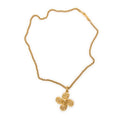 Collier CC Paisley avec pendentif plaqué or doré