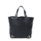 Shoulder Bag Small Abbey D-Ring Tote Black Monogrammed Canvas