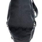 Shoulder Bag Small Abbey D-Ring Tote Black Monogrammed Canvas