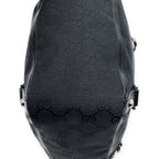 Shoulder Bag Small Abbey D-Ring Tote Black Monogrammed Canvas
