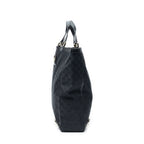 Shoulder Bag Abbey D-Ring Vertical Tote Black Monogrammed Canvas