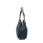 Shoulder Bag Abbey Hobo Diagonal Black Monogrammed Canvas