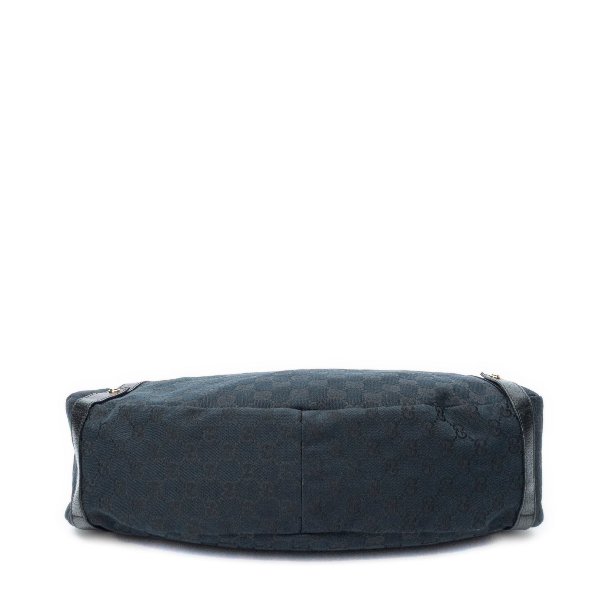 Shoulder Bag Abbey Hobo Diagonal Black Monogrammed Canvas