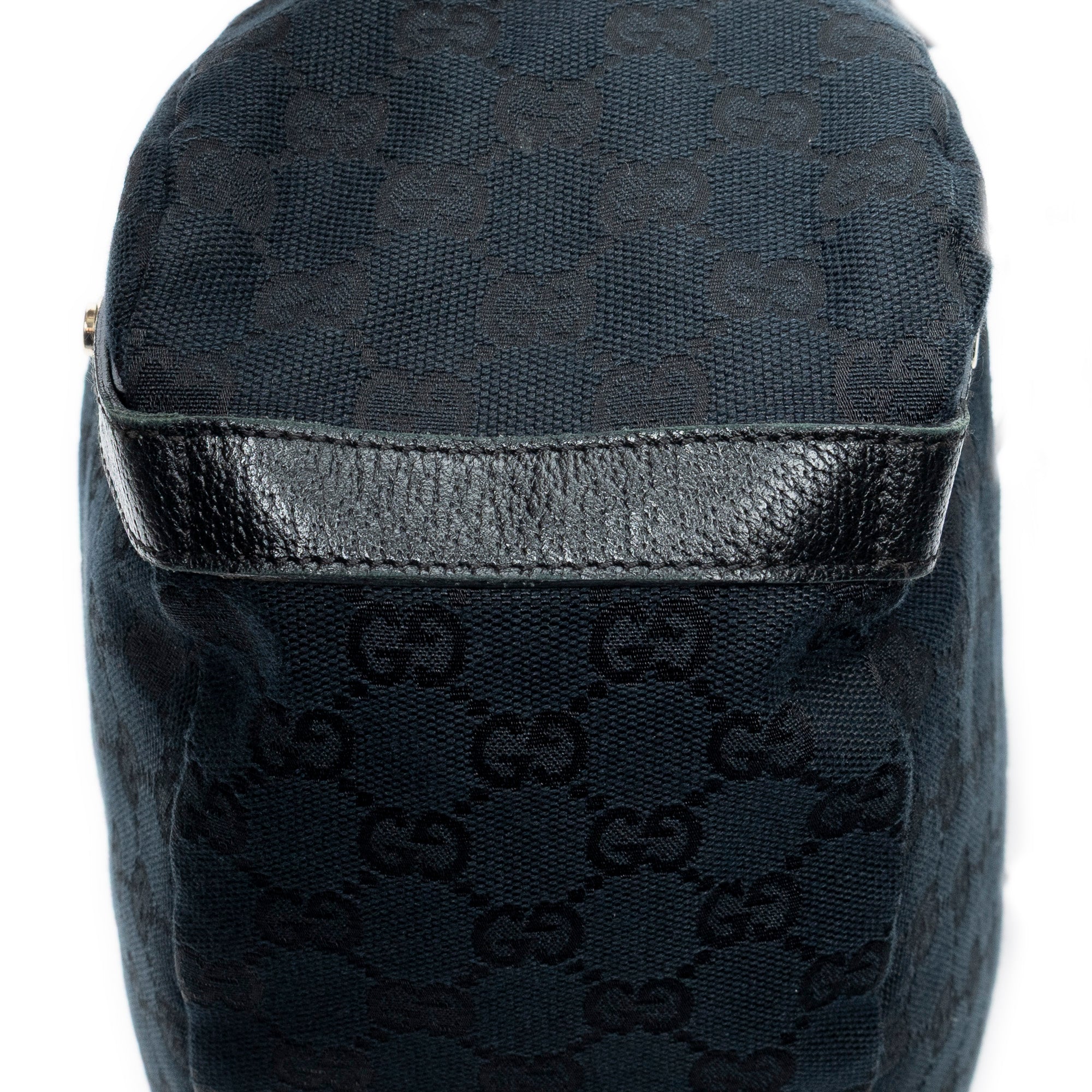 Shoulder Bag Abbey Hobo Diagonal Black Monogrammed Canvas