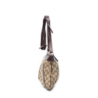 Shoulder Bag D Ring Messenger Beige Monogrammed Canvas