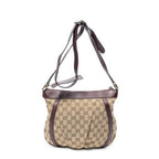 Shoulder Bag D Ring Messenger Beige Monogrammed Canvas