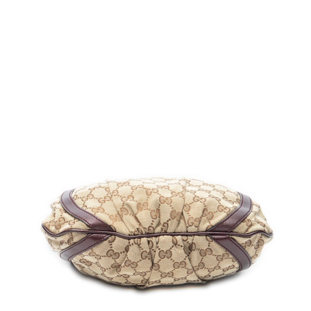Shoulder Bag D Ring Messenger Beige Monogrammed Canvas