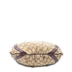 Shoulder Bag D Ring Messenger Beige Monogrammed Canvas