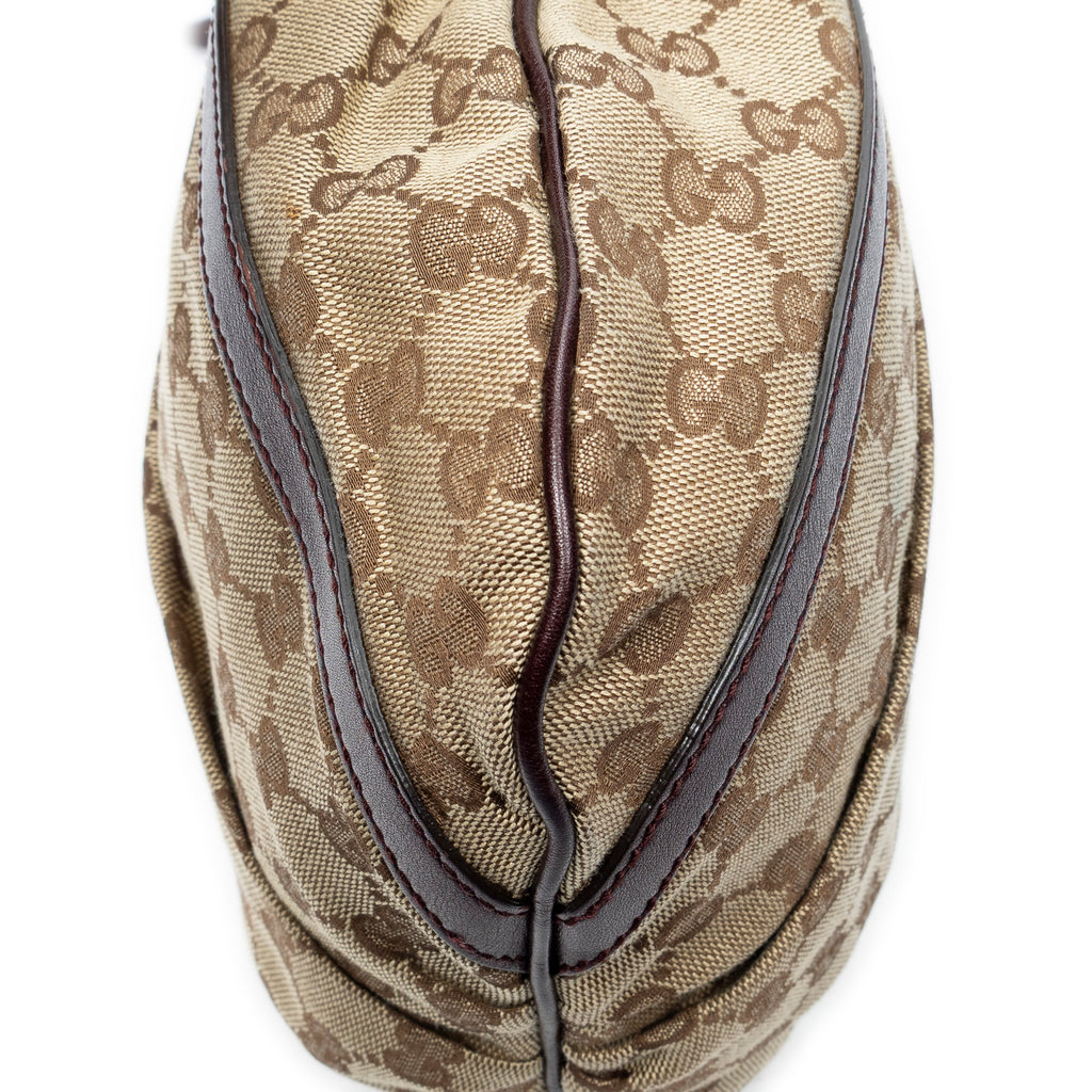 Shoulder Bag D Ring Messenger Beige Monogrammed Canvas
