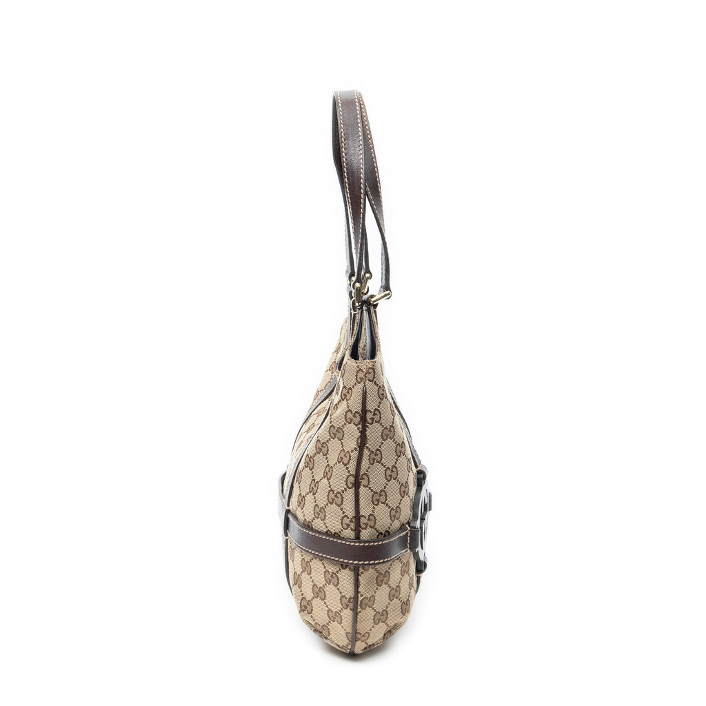 Shoulder Bag Royal Hobo Beige Monogrammed Canvas