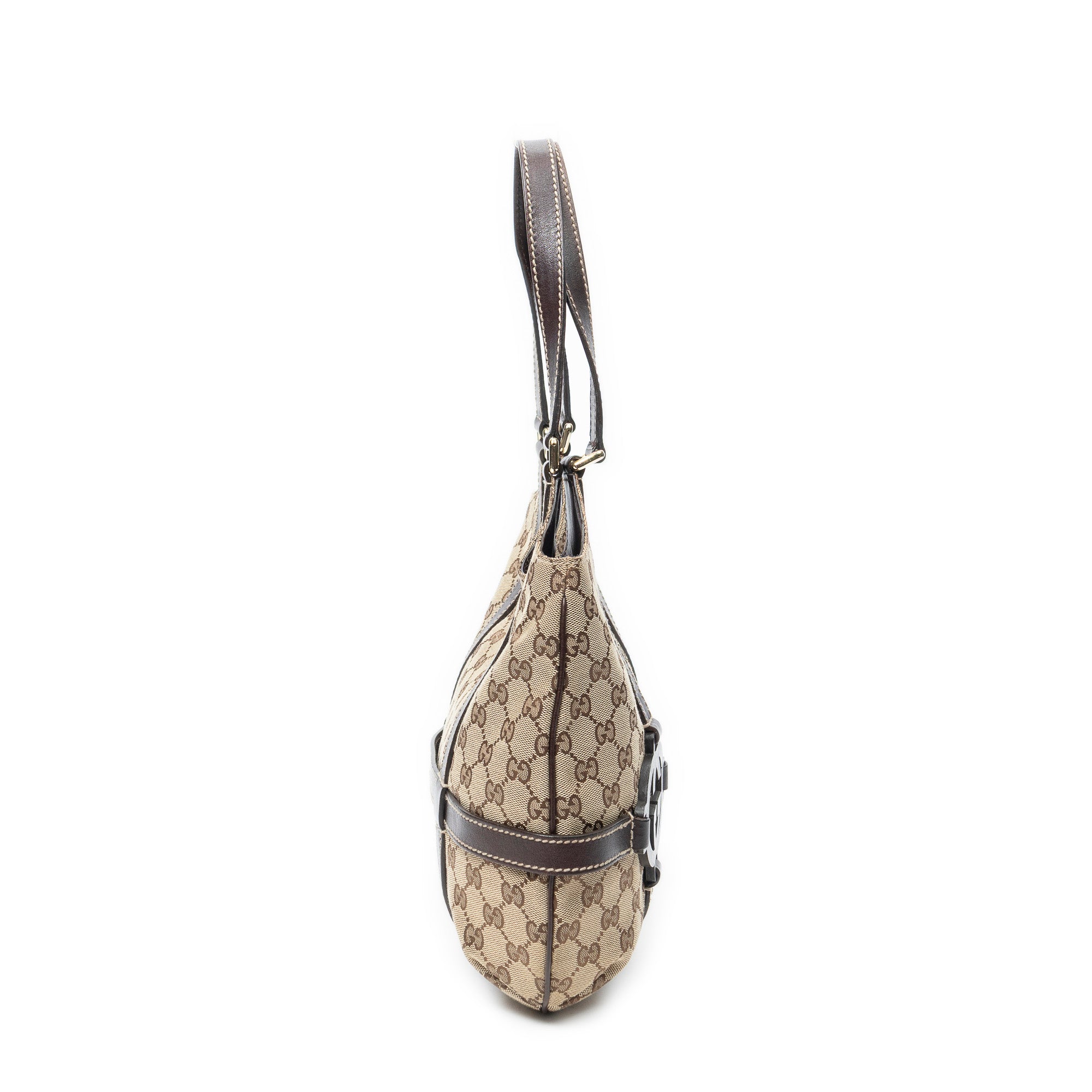 Shoulder Bag Royal Hobo Beige Monogrammed Canvas