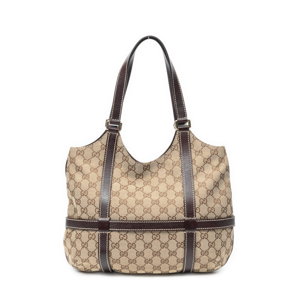 Shoulder Bag Royal Hobo Beige Monogrammed Canvas