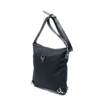 Shoulder Bag Abbey Crossbody Black Monogrammed Canvas