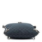 Shoulder Bag Abbey Crossbody Black Monogrammed Canvas