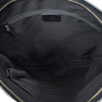 Shoulder Bag Abbey Crossbody Black Monogrammed Canvas