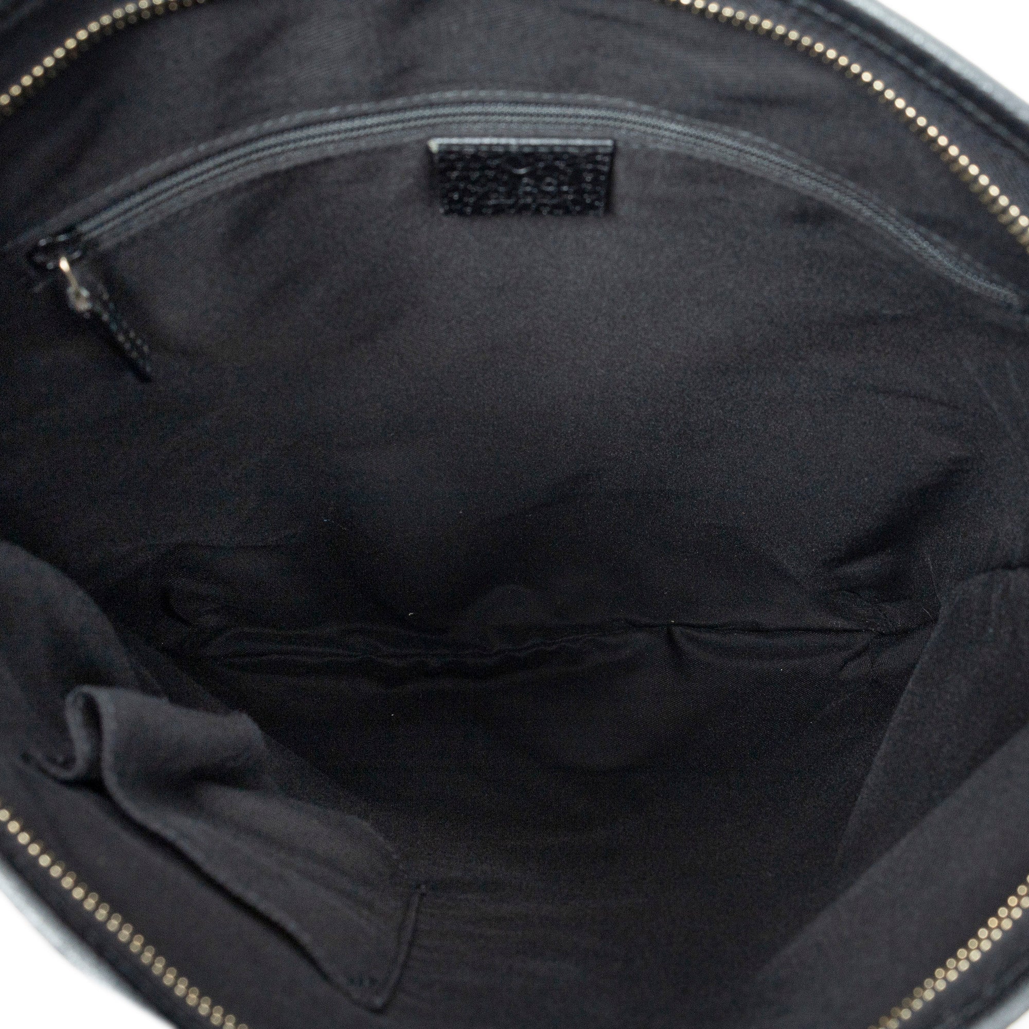 Shoulder Bag Abbey Crossbody Black Monogrammed Canvas