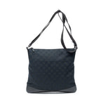Shoulder Bag Medium Messenger Black Monogrammed Canvas