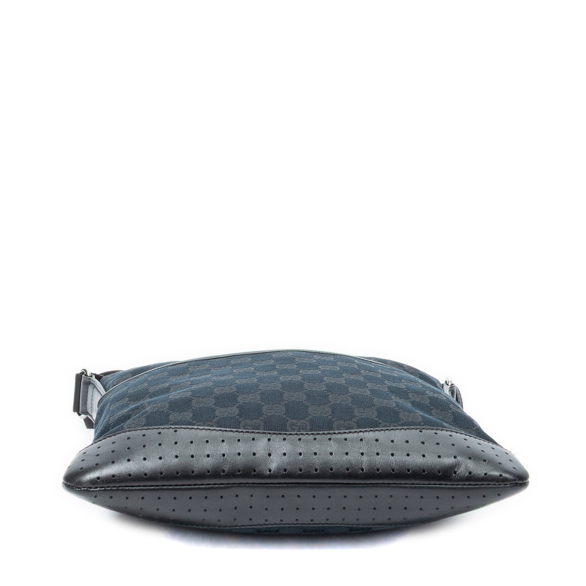 Shoulder Bag Medium Messenger Black Monogrammed Canvas