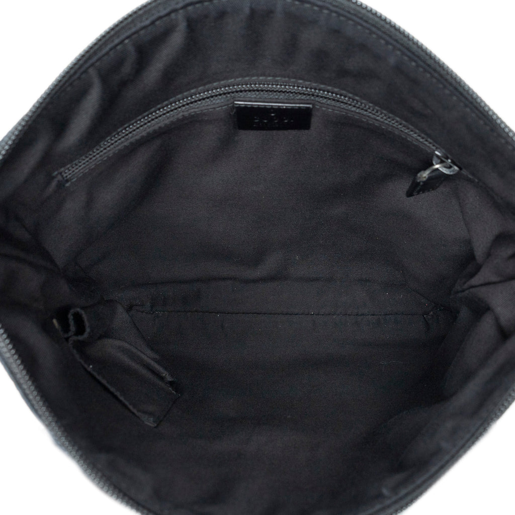 Shoulder Bag Medium Messenger Black Monogrammed Canvas