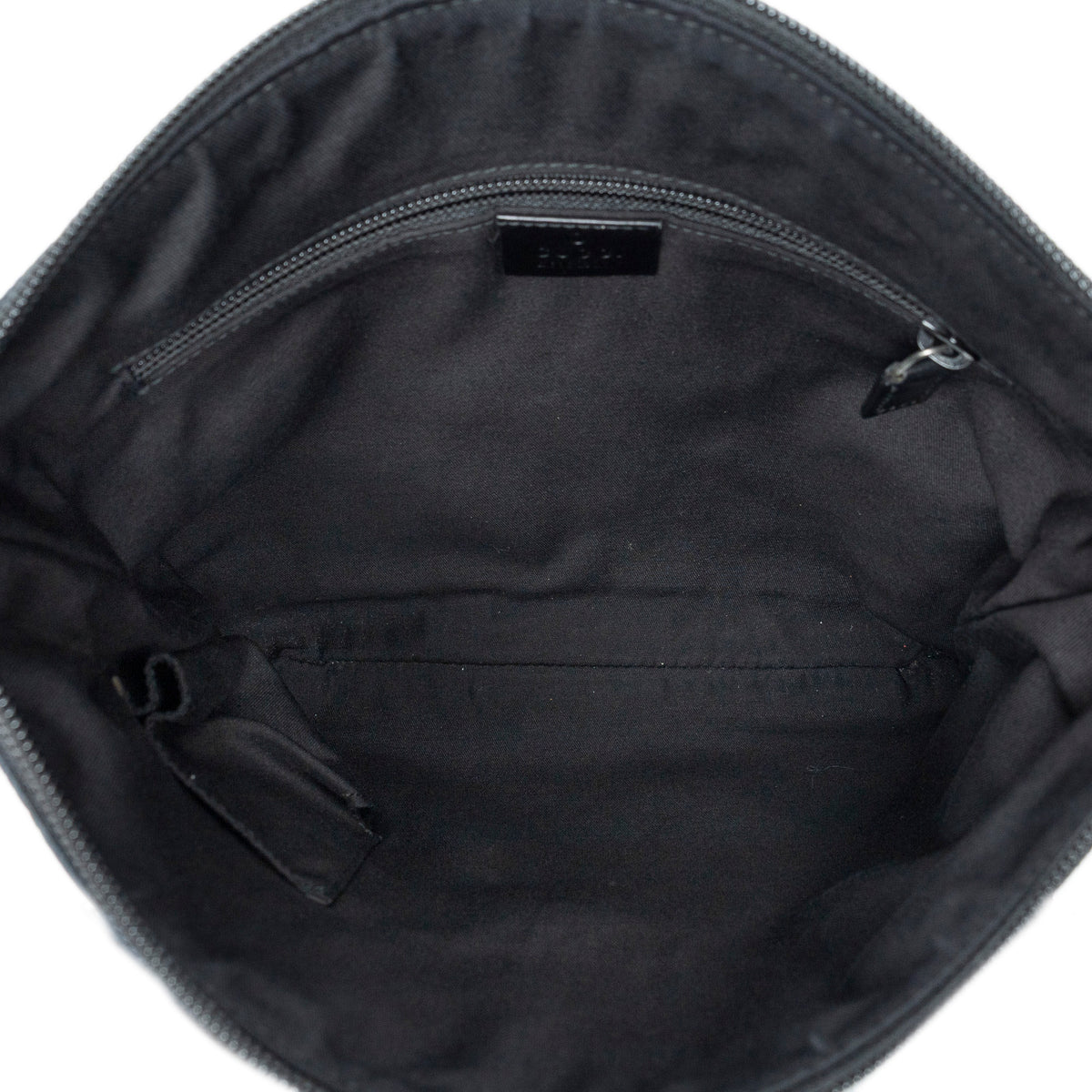 Shoulder Bag Medium Messenger Black Monogrammed Canvas