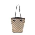 Bolso de hombro pequeño Eclipse Shopping Lona Monogram color beige