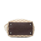 Bolso de hombro pequeño Eclipse Shopping Lona Monogram color beige
