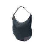 Shoulder Bag Large Web Princy Hobo Black Monogrammed Canvas