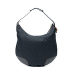 Shoulder Bag Large Web Princy Hobo Black Monogrammed Canvas