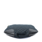 Shoulder Bag Large Web Princy Hobo Black Monogrammed Canvas
