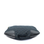 Bolso de Hombro Grande Web Princy Hobo Lona Monogrammed Negra