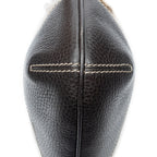 Shoulder Bag Small Hobo Beige Crystal Coated Canvas