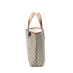 Bolso de Hombro Web Shopping Tote Lona Revestida Supreme Beige