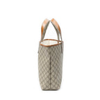 Bolso de Hombro Web Shopping Tote Lona Revestida Supreme Beige