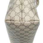 Bolso de Hombro Web Shopping Tote Lona Revestida Supreme Beige