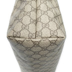 Bolso de Hombro Web Shopping Tote Lona Revestida Supreme Beige