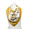 Scarf Scarf Gold 100% Twill Silk